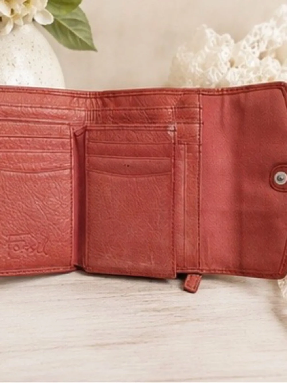 Fossil Multicolor Leather Organizer Wallet